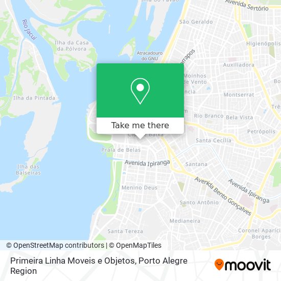 Mapa Primeira Linha Moveis e Objetos