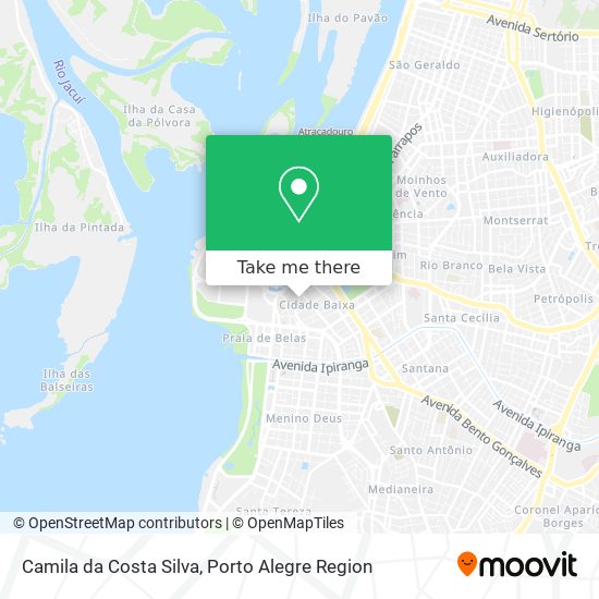 Mapa Camila da Costa Silva