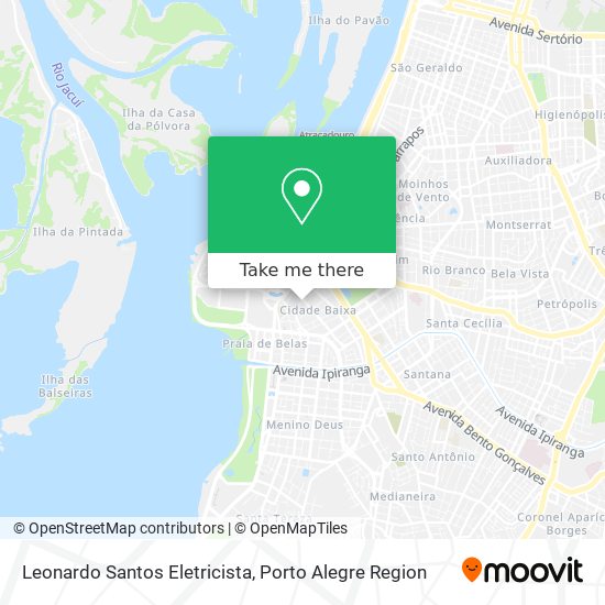 Leonardo Santos Eletricista map