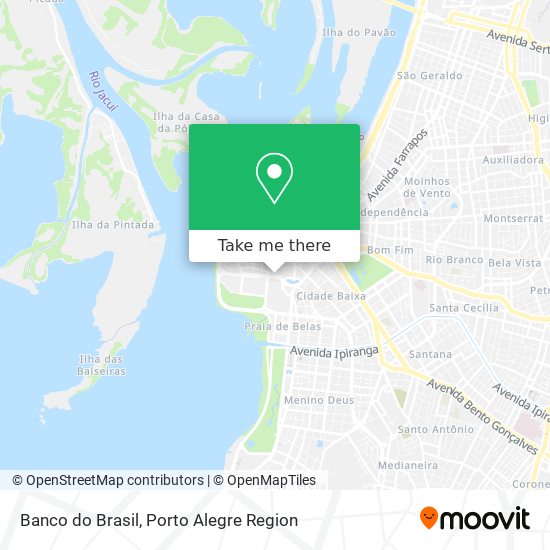 Banco do Brasil map