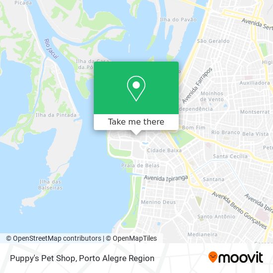 Mapa Puppy's Pet Shop