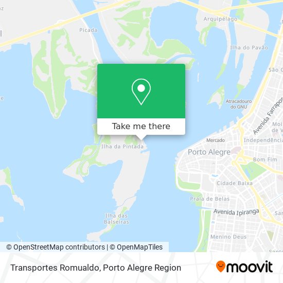 Transportes Romualdo map