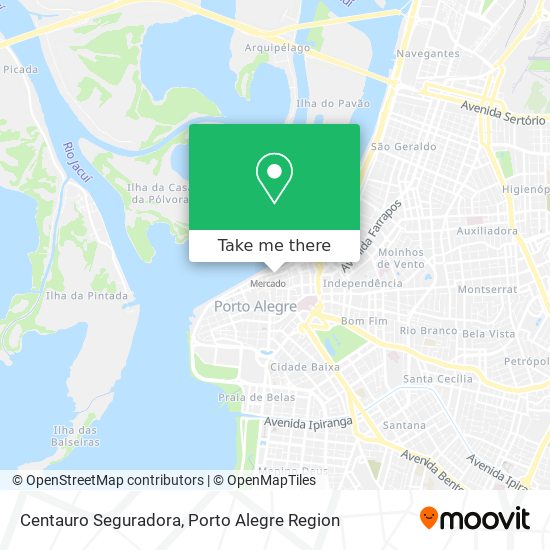 Centauro Seguradora map