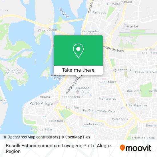 Busolli Estacionamento e Lavagem map