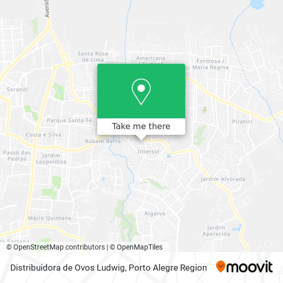 Distribuidora de Ovos Ludwig map