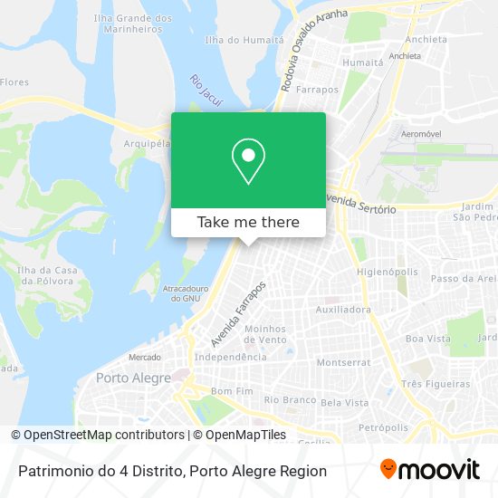 Patrimonio do 4 Distrito map