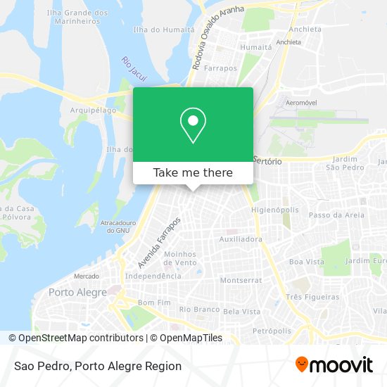 Mapa Sao Pedro