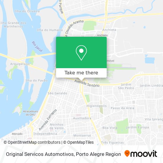 Mapa Original Servicos Automotivos