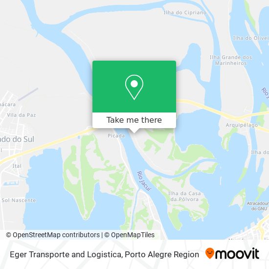 Mapa Eger Transporte and Logistica