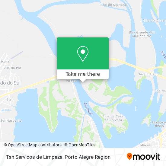 Tsn Servicos de Limpeza map