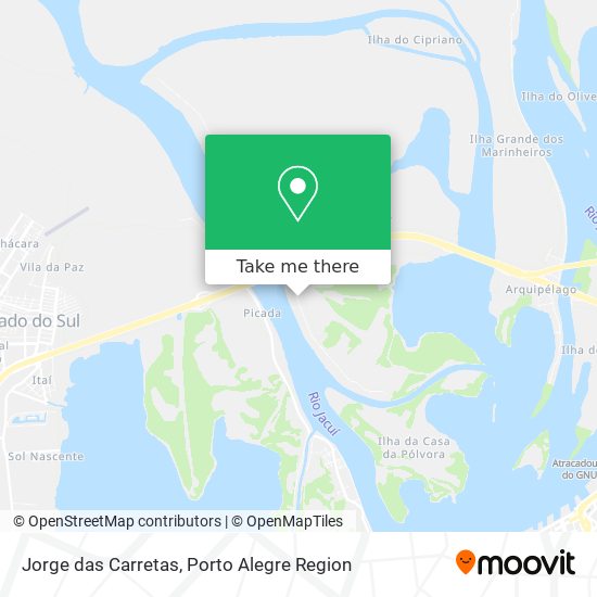 Jorge das Carretas map