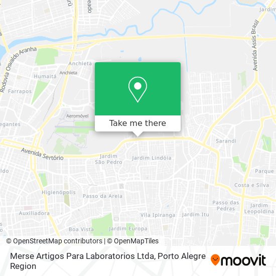 Merse Artigos Para Laboratorios Ltda map