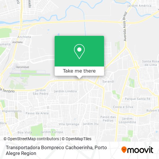 Transportadora Bompreco Cachoerinha map