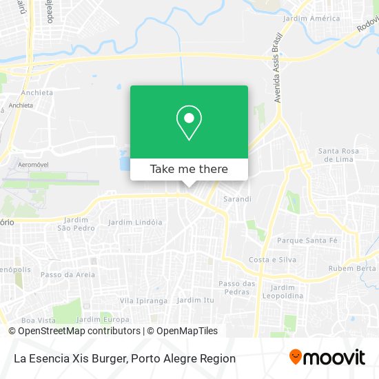 La Esencia Xis Burger map