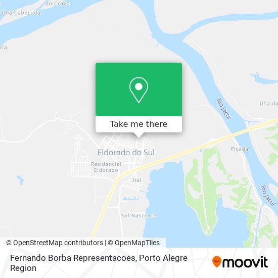 Fernando Borba Representacoes map