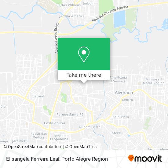 Elisangela Ferreira Leal map