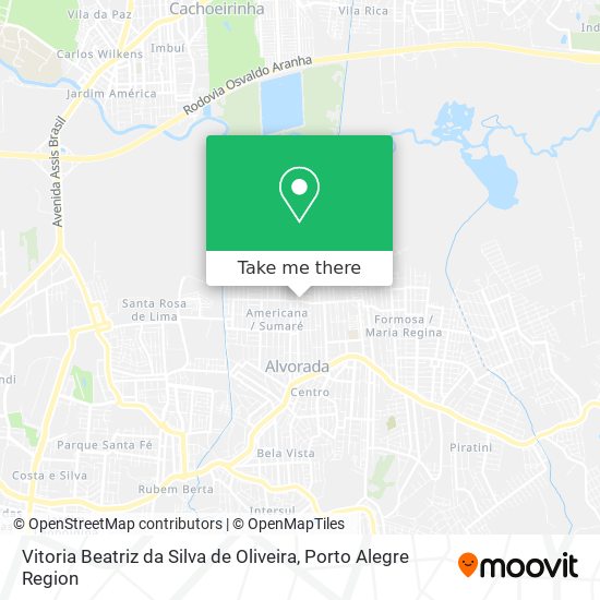 Mapa Vitoria Beatriz da Silva de Oliveira