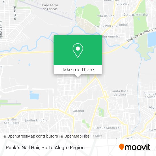 Paula's Nail Hair map