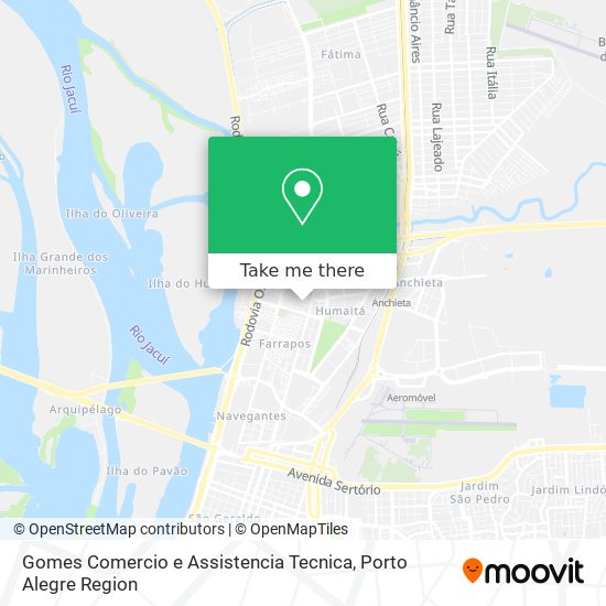 Mapa Gomes Comercio e Assistencia Tecnica