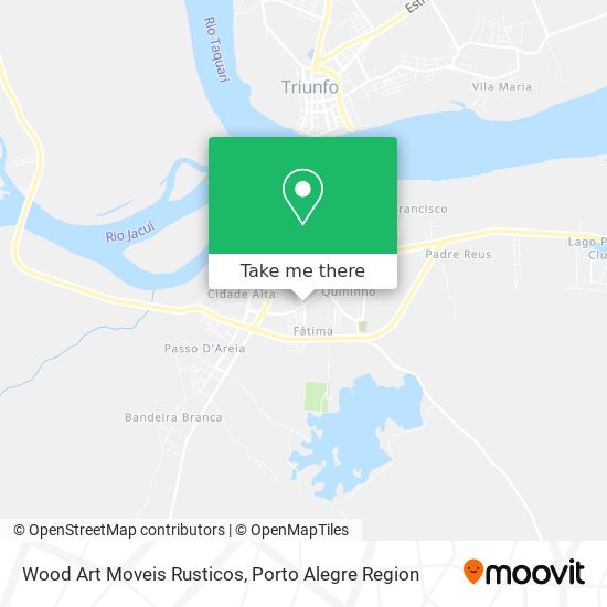 Wood Art Moveis Rusticos map