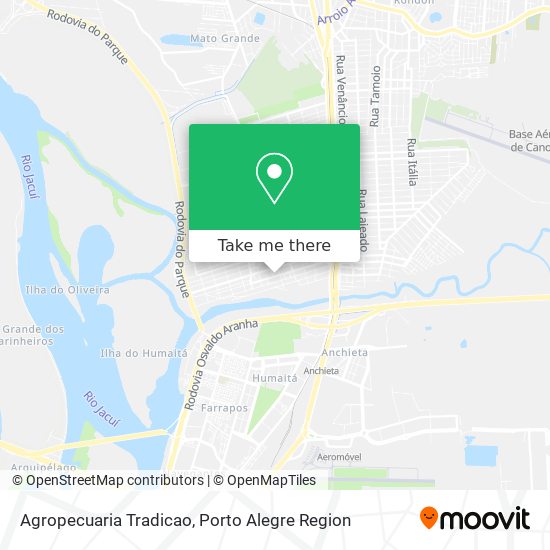 Agropecuaria Tradicao map