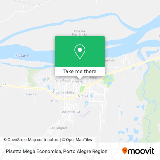 Pisetta Mega Economica map