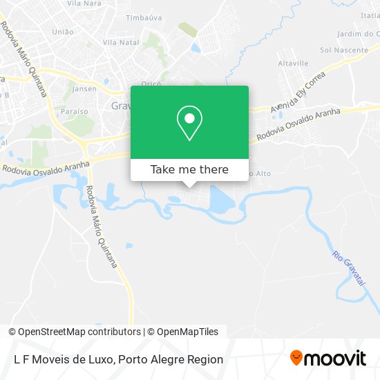 Mapa L F Moveis de Luxo