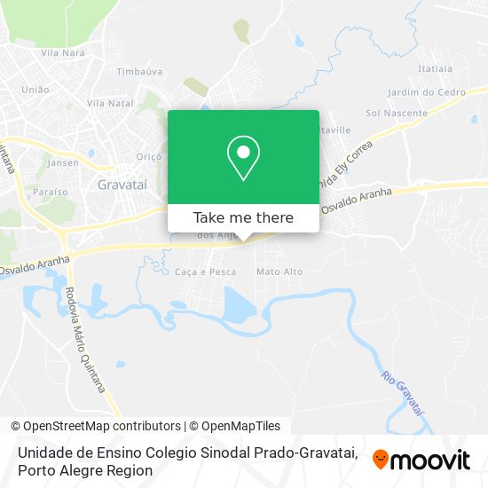 Unidade de Ensino Colegio Sinodal Prado-Gravatai map