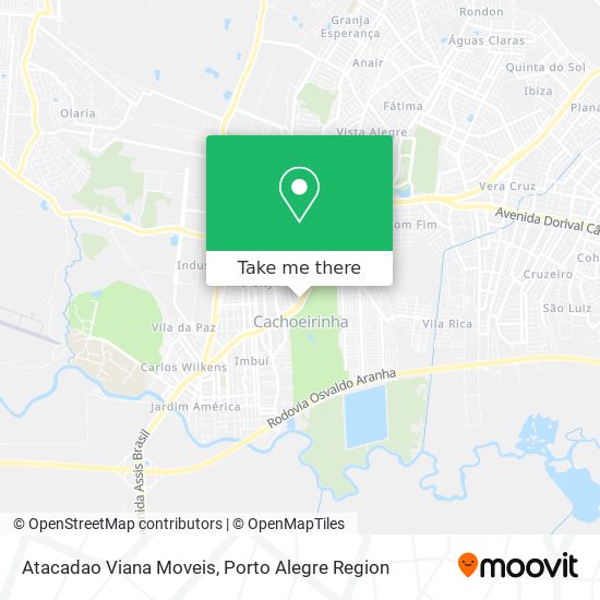 Atacadao Viana Moveis map