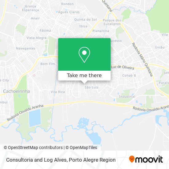Consultoria and Log Alves map