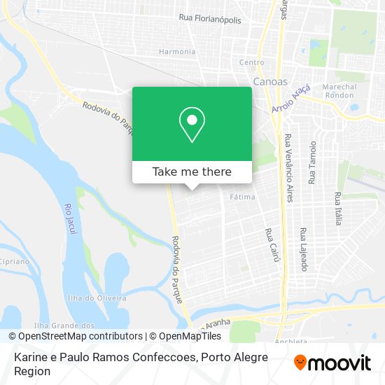 Karine e Paulo Ramos Confeccoes map