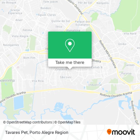 Tavares Pet map