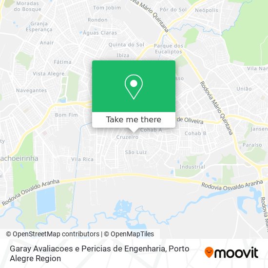 Garay Avaliacoes e Pericias de Engenharia map