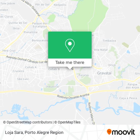 Loja Sara map