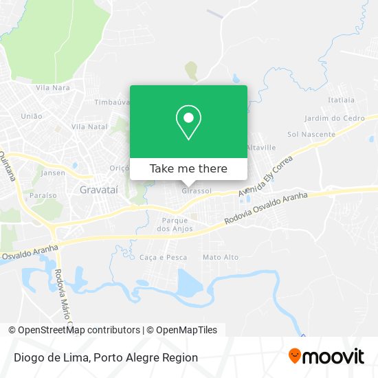 Diogo de Lima map