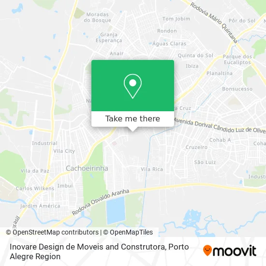 Inovare Design de Moveis and Construtora map
