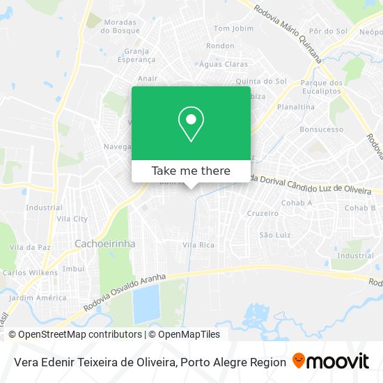 Vera Edenir Teixeira de Oliveira map