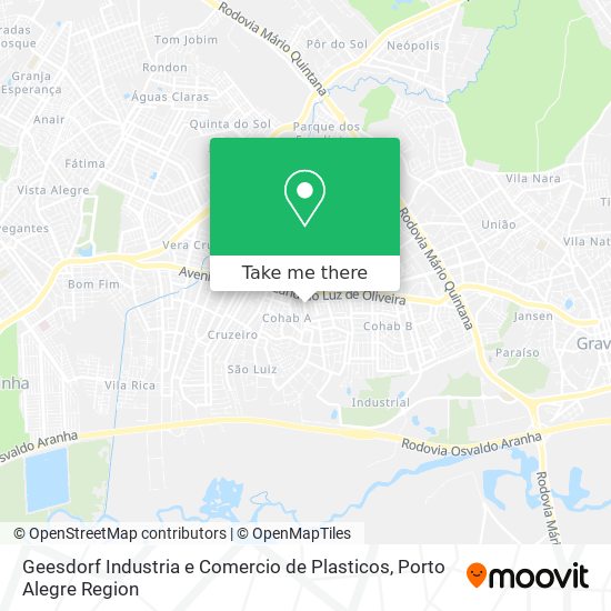 Mapa Geesdorf Industria e Comercio de Plasticos