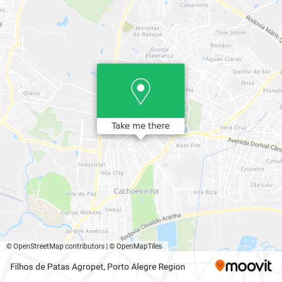 Mapa Filhos de Patas Agropet