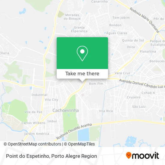 Point do Espetinho map