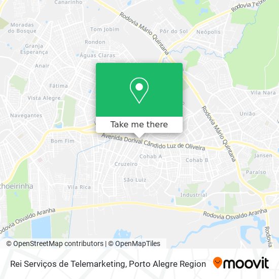 Rei Serviços de Telemarketing map