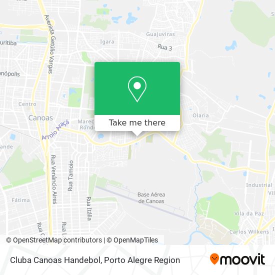 Cluba Canoas Handebol map