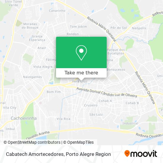 Mapa Cabatech Amortecedores