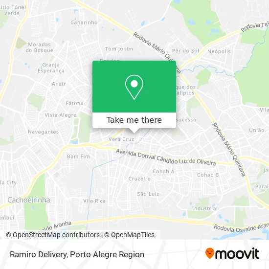 Ramiro Delivery map