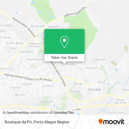 Boutique da Pri map