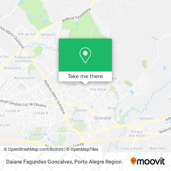 Daiane Fagundes Goncalves map