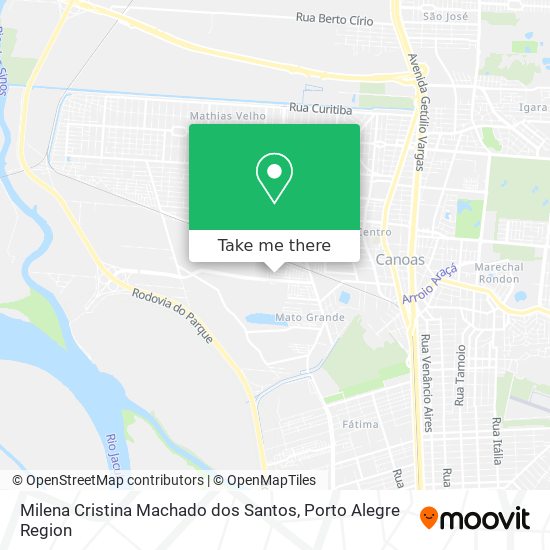 Milena Cristina Machado dos Santos map
