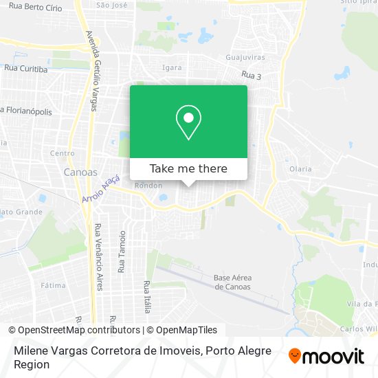 Mapa Milene Vargas Corretora de Imoveis