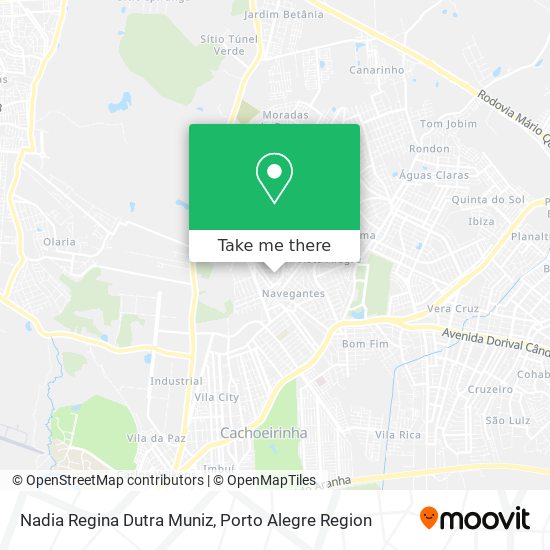 Nadia Regina Dutra Muniz map