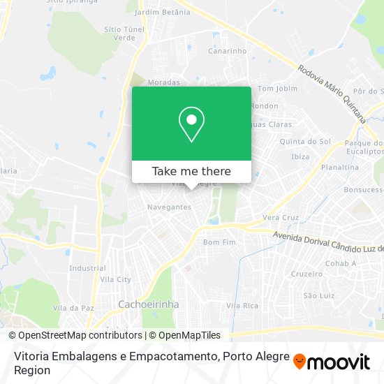 Vitoria Embalagens e Empacotamento map